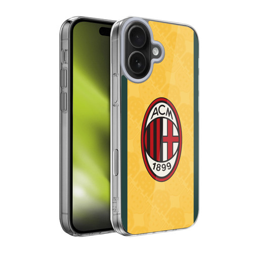 AC Milan 2025/26 Crest Kit Third Soft Gel Case for Apple iPhone 17