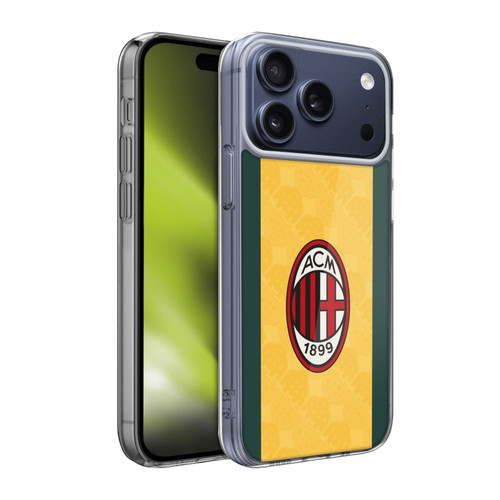 AC Milan 2025/26 Crest Kit Third Soft Gel Case for Apple iPhone 17 Pro Max