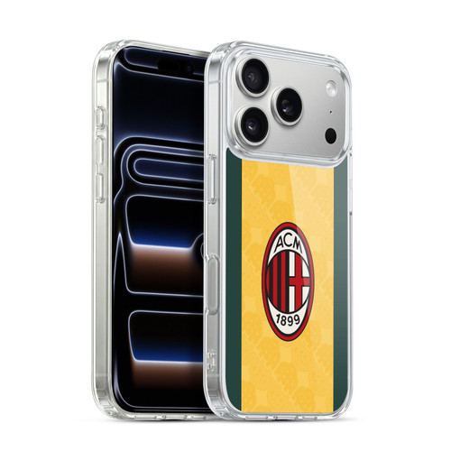 AC Milan 2025/26 Crest Kit Third Soft Gel Case for Apple iPhone 17 Pro
