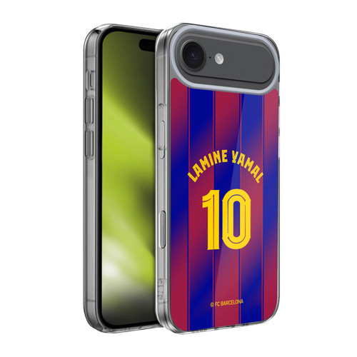 FC Barcelona 2025/26 Players Home Kit Lamine Yamal Soft Gel Case for Apple iPhone 17 Air