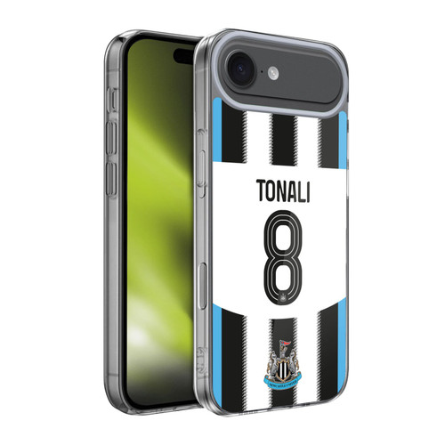 Newcastle United Football Club 2025/26 Players Home Kit Sandro Tonali Soft Gel Case for Apple iPhone 17 Air