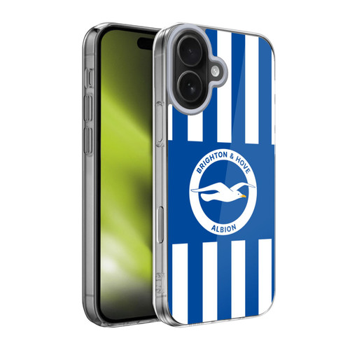 Brighton & Hove Albion F.C 2025/26 Badge Kit Home Soft Gel Case for Apple iPhone 17