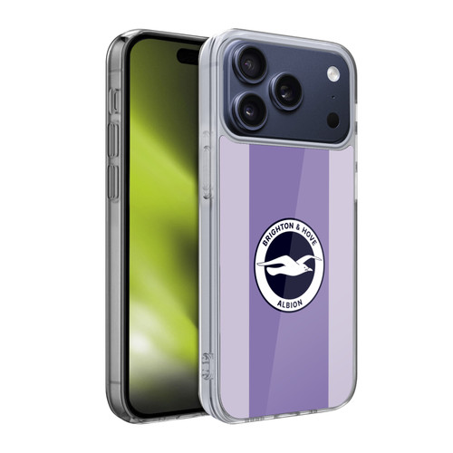 Brighton & Hove Albion F.C 2025/26 Badge Kit Away Soft Gel Case for Apple iPhone 17 Pro