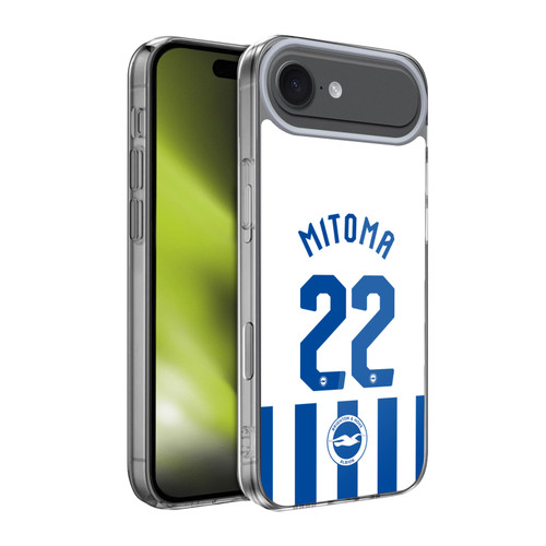Brighton & Hove Albion F.C 2025/26 Players Home Kit Kaoru Mitoma Soft Gel Case for Apple iPhone 17 Air