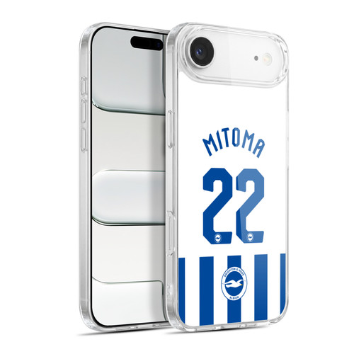 Brighton & Hove Albion F.C 2025/26 Players Home Kit Kaoru Mitoma Soft Gel Case for Apple iPhone 17 Air