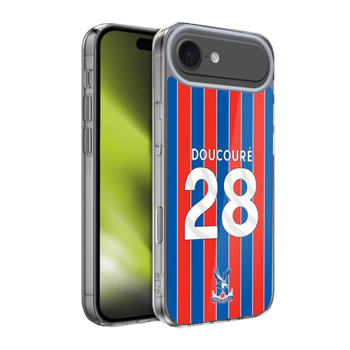 Crystal Palace FC 2025/26 Players Home Kit Cheick Doucouré Soft Gel Case for Apple iPhone 17 Air