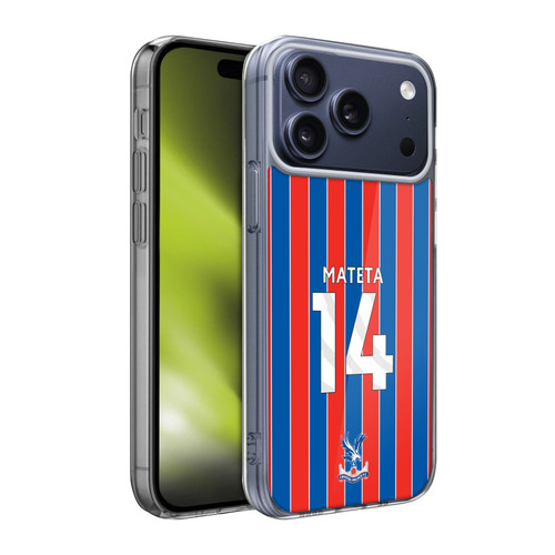 Crystal Palace FC 2025/26 Players Home Kit Jean-Philippe Mateta Soft Gel Case for Apple iPhone 17 Pro Max