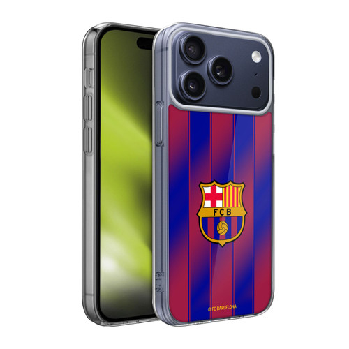 FC Barcelona 2025/26 Crest Kit Home Soft Gel Case for Apple iPhone 17 Pro Max