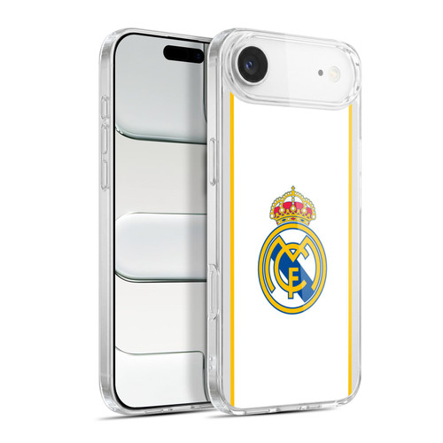 Real Madrid CF Badge White Soft Gel Case for Apple iPhone 17 Air