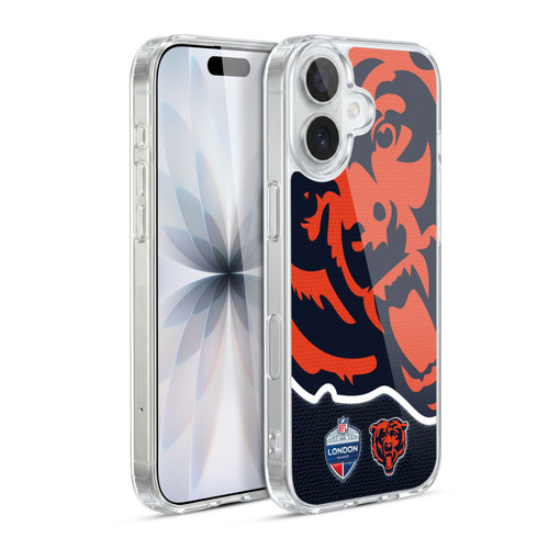 NFL 2024 International Games London Bears Soft Gel Case for Apple iPhone 17