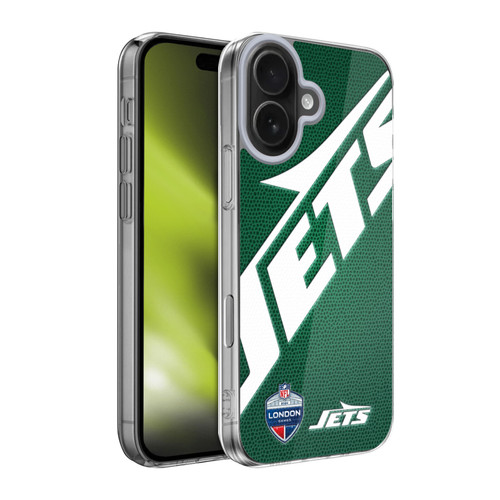 NFL 2024 International Games London Jets Soft Gel Case for Apple iPhone 17