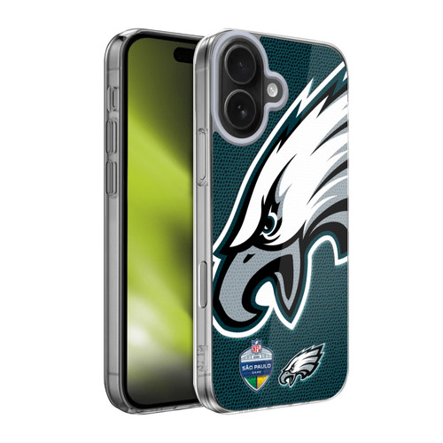 NFL 2024 International Games São Paulo Eagles Soft Gel Case for Apple iPhone 17