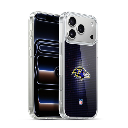 NFL Baltimore Ravens Artwork LED Soft Gel Case for Apple iPhone 17 Pro Max