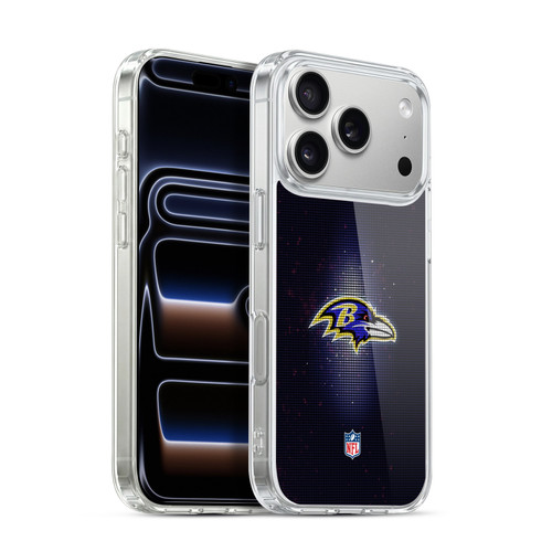 NFL Baltimore Ravens Artwork LED Soft Gel Case for Apple iPhone 17 Pro