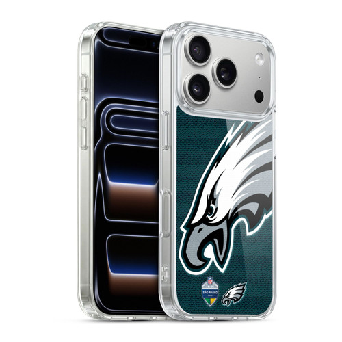 NFL 2024 International Games São Paulo Eagles Soft Gel Case for Apple iPhone 17 Pro