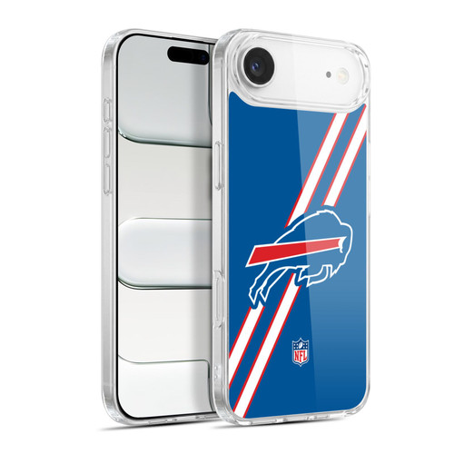 NFL Buffalo Bills Logo Stripes Soft Gel Case for Apple iPhone 17 Air