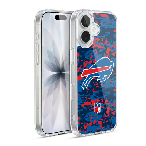 NFL Buffalo Bills Graphics Digital Camouflage Soft Gel Case for Apple iPhone 17