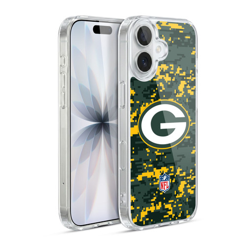 NFL Green Bay Packers Graphics Digital Camouflage Soft Gel Case for Apple iPhone 17