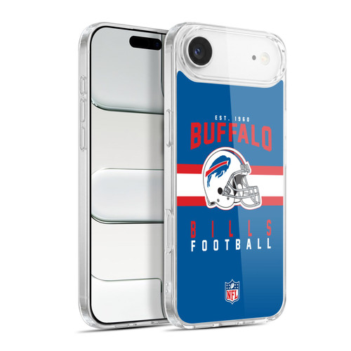 NFL Buffalo Bills Graphics Helmet Typography Soft Gel Case for Apple iPhone 17 Air