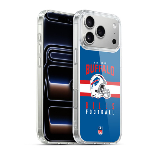 NFL Buffalo Bills Graphics Helmet Typography Soft Gel Case for Apple iPhone 17 Pro Max