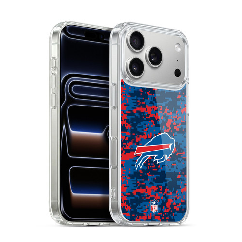 NFL Buffalo Bills Graphics Digital Camouflage Soft Gel Case for Apple iPhone 17 Pro