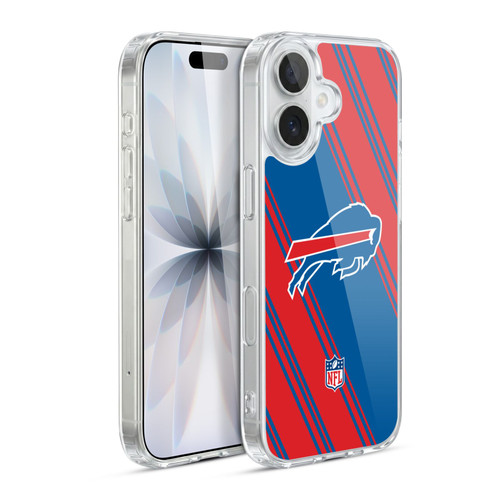 NFL Buffalo Bills Artwork Stripes Soft Gel Case for Apple iPhone 17