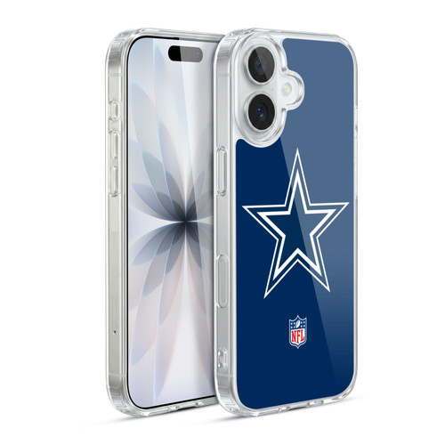 NFL Dallas Cowboys Logo Plain Soft Gel Case for Apple iPhone 17