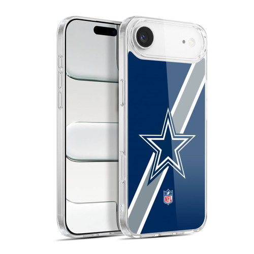 NFL Dallas Cowboys Logo Stripes Soft Gel Case for Apple iPhone 17 Air