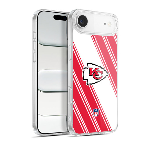 NFL Kansas City Chiefs Artwork Stripes Soft Gel Case for Apple iPhone 17 Air