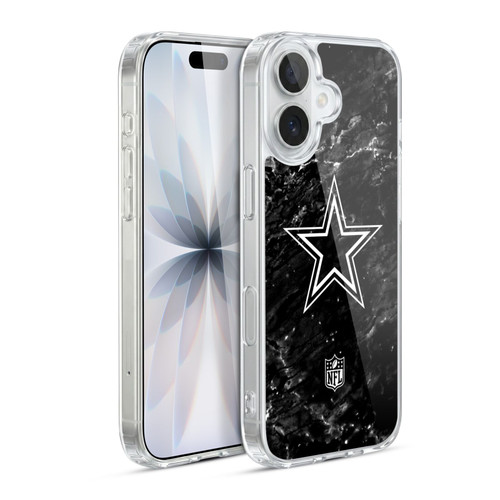 NFL Dallas Cowboys Artwork Marble Soft Gel Case for Apple iPhone 17