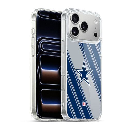 NFL Dallas Cowboys Artwork Stripes Soft Gel Case for Apple iPhone 17 Pro Max