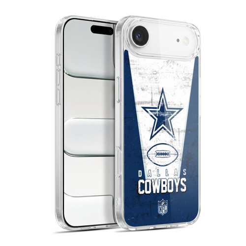 NFL Dallas Cowboys Logo Art Banner Soft Gel Case for Apple iPhone 17 Air