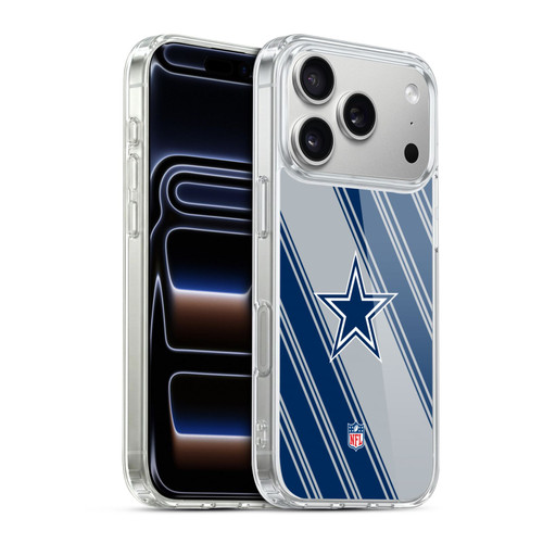 NFL Dallas Cowboys Artwork Stripes Soft Gel Case for Apple iPhone 17 Pro