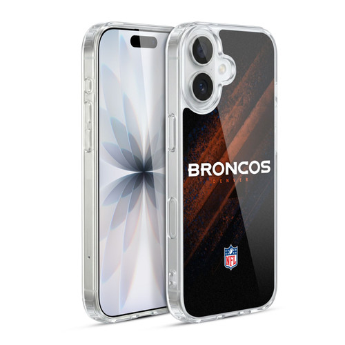 NFL Denver Broncos Logo Blur Soft Gel Case for Apple iPhone 17