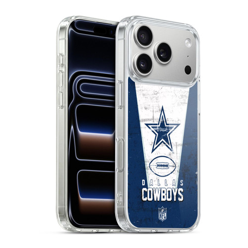 NFL Dallas Cowboys Logo Art Banner Soft Gel Case for Apple iPhone 17 Pro