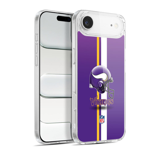 NFL Minnesota Vikings Logo Helmet Soft Gel Case for Apple iPhone 17 Air