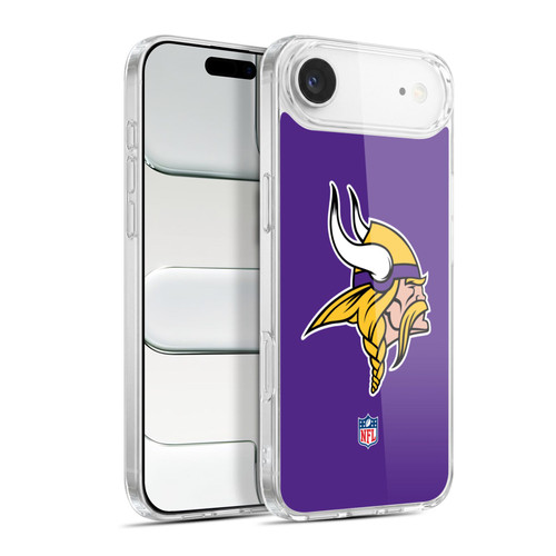 NFL Minnesota Vikings Logo Plain Soft Gel Case for Apple iPhone 17 Air