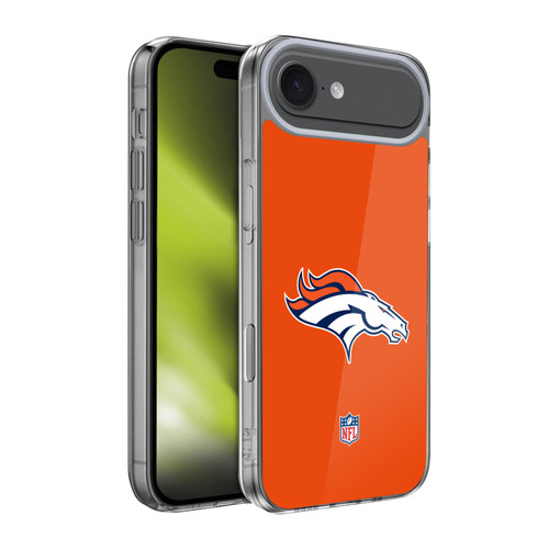 NFL Denver Broncos Logo Plain Soft Gel Case for Apple iPhone 17 Air