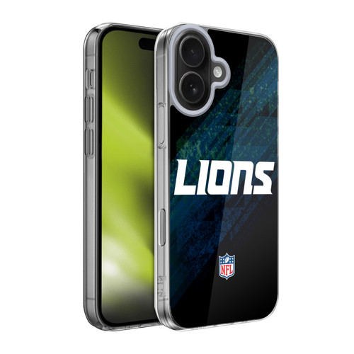 NFL Detroit Lions Logo Blur Soft Gel Case for Apple iPhone 17