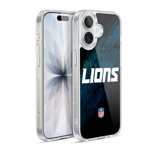 NFL Detroit Lions Logo Blur Soft Gel Case for Apple iPhone 17