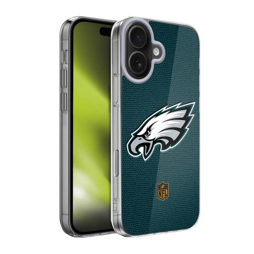 NFL Philadelphia Eagles Logo Football Soft Gel Case for Apple iPhone 17