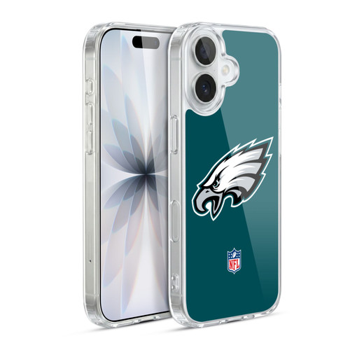 NFL Philadelphia Eagles Logo Plain Soft Gel Case for Apple iPhone 17