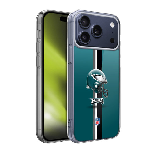 NFL Philadelphia Eagles Logo Helmet Soft Gel Case for Apple iPhone 17 Pro Max