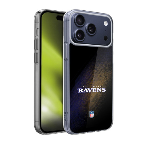 NFL Baltimore Ravens Logo Blur Soft Gel Case for Apple iPhone 17 Pro Max