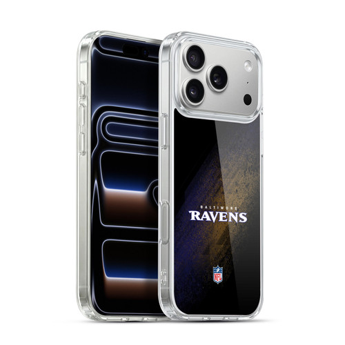 NFL Baltimore Ravens Logo Blur Soft Gel Case for Apple iPhone 17 Pro Max