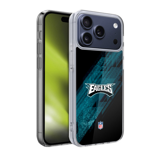 NFL Philadelphia Eagles Logo Blur Soft Gel Case for Apple iPhone 17 Pro