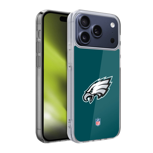 NFL Philadelphia Eagles Logo Plain Soft Gel Case for Apple iPhone 17 Pro