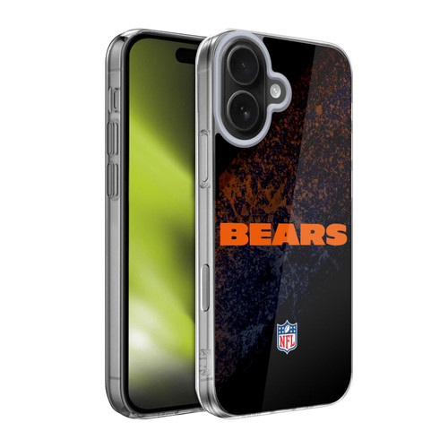NFL Chicago Bears Logo Blur Soft Gel Case for Apple iPhone 17