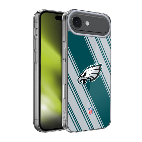 NFL Philadelphia Eagles Artwork Stripes Soft Gel Case for Apple iPhone 17 Air
