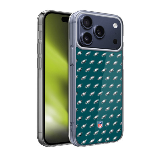 NFL Philadelphia Eagles Artwork Patterns Soft Gel Case for Apple iPhone 17 Pro Max